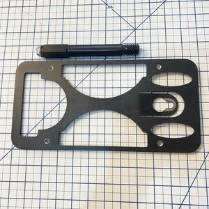 Black Metal Mounting Bracket